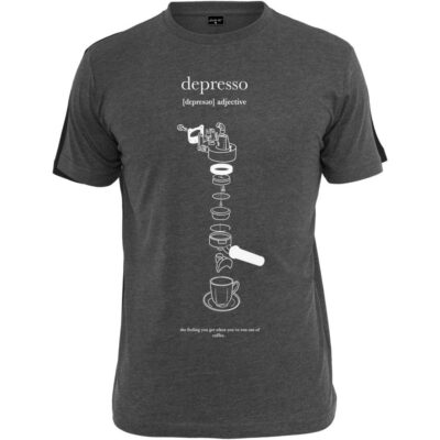 Tricou Mister Tee Depresso Charcoal