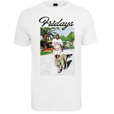 Tricou Mister Tee Fridays White