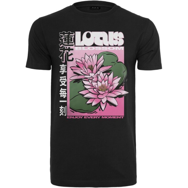 Tricou Mister Tee Lotus Flower Black