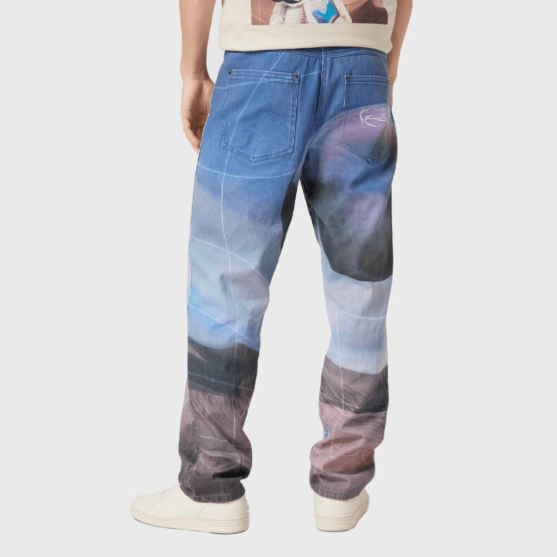 Blugi Karl Kani OG Baggy Metaverse Denim Multicolor 1