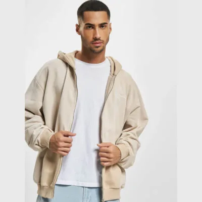 Hanorac Karl Kani Chest Signature Metaverse Block Full Zip Off White 1