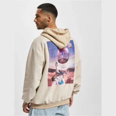 Hanorac Karl Kani Chest Signature Metaverse Block Full Zip Off White