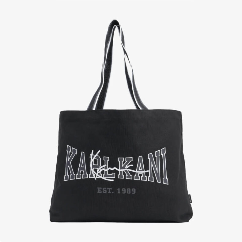 Tote Shopper Bag Karl Kani College Signature Black