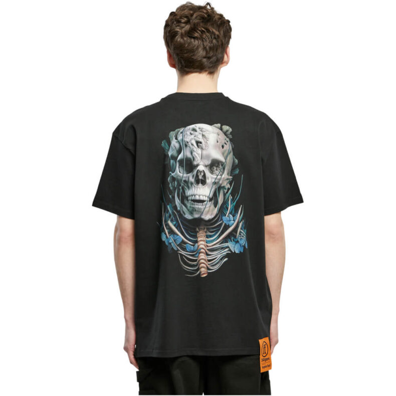 Tricou Forgotten Faces Eroded Heavy Oversized Black 4