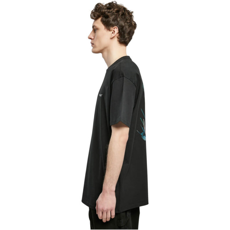 Tricou Forgotten Faces Eroded Heavy Oversized Black 5