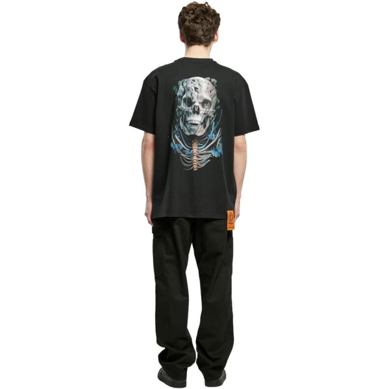 Tricou Forgotten Faces Eroded Heavy Oversized Black 7