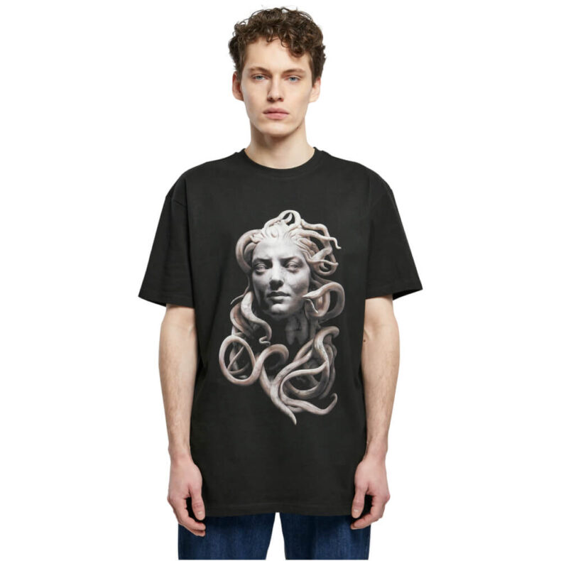 Tricou Forgotten Faces Medusa Heavy Oversized Black 2