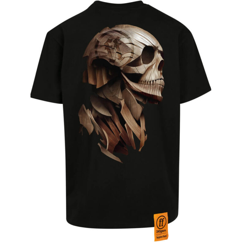 Tricou Forgotten Faces Woodland Heavy Oversized Black