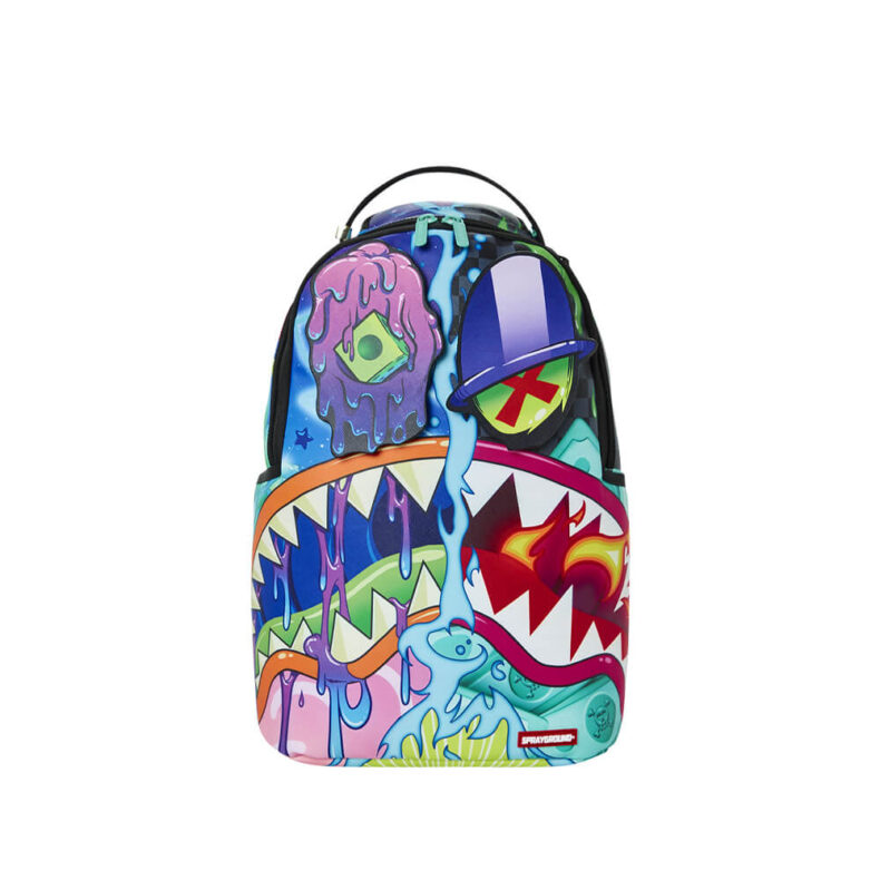 Rucsac Sprayground Crazy Shark Split DLXSV With Removable Eyes