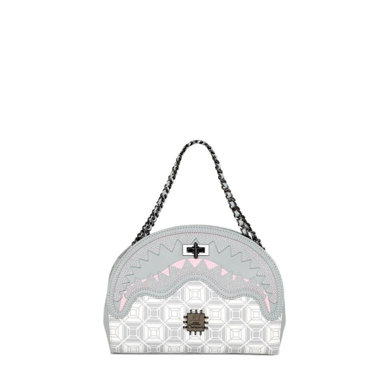 Geanta Sprayground AI Stunna Cream Shark Hand Bag