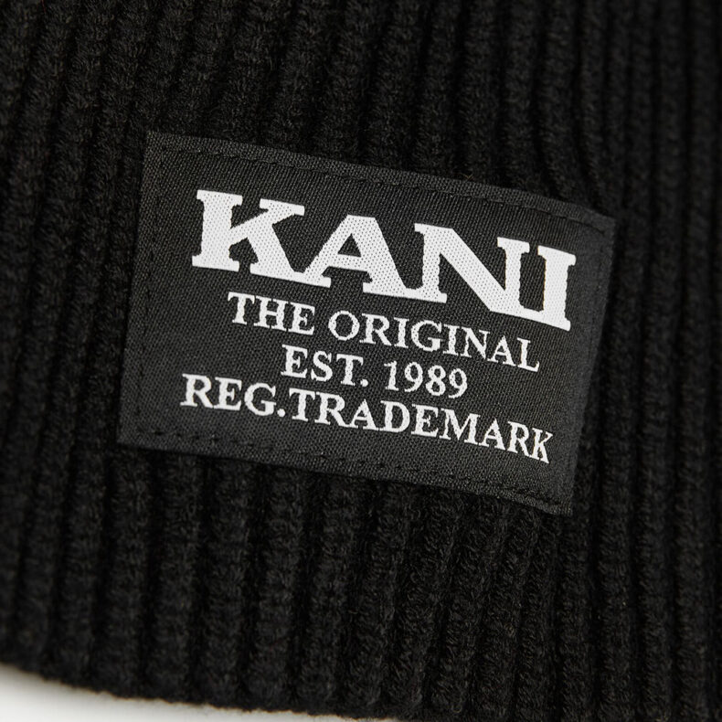 Balaclava Karl Kani Woven Retro Black Ski Mask 3