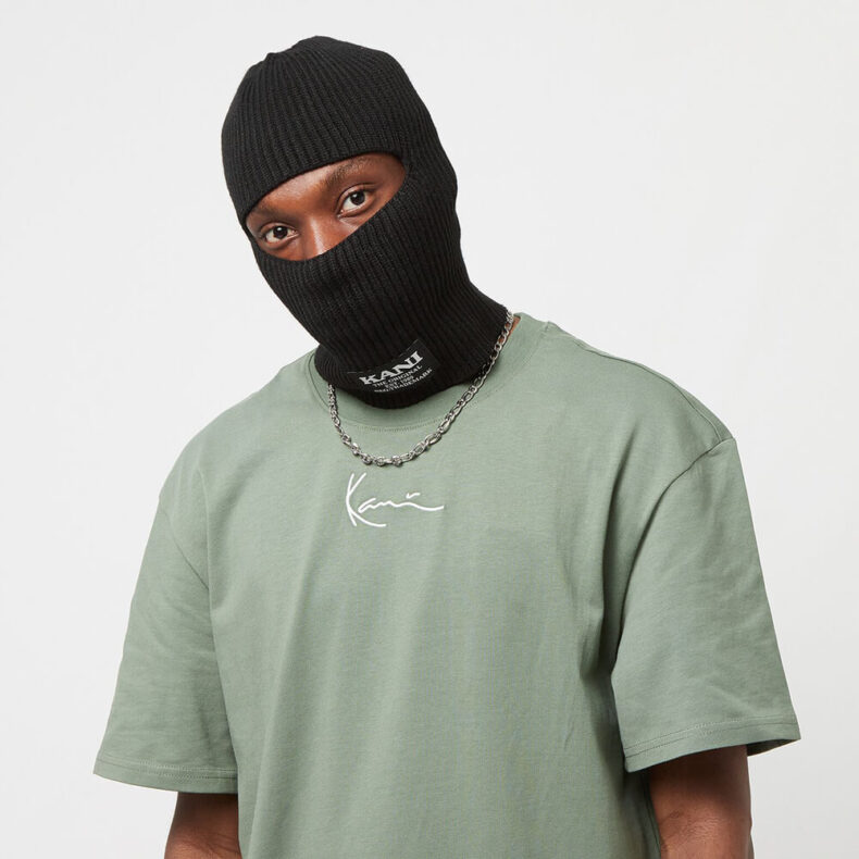 Balaclava Karl Kani Woven Retro Black Ski Mask