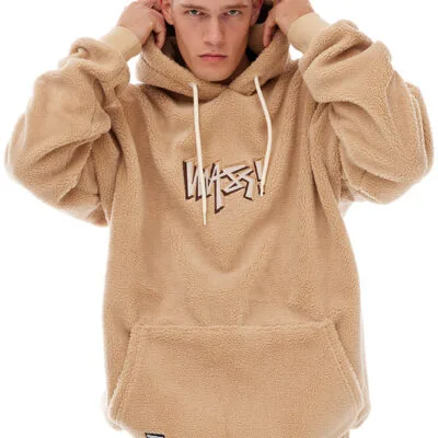 Hanorac Mass Denim Plan Teddy Jacket Beige 1