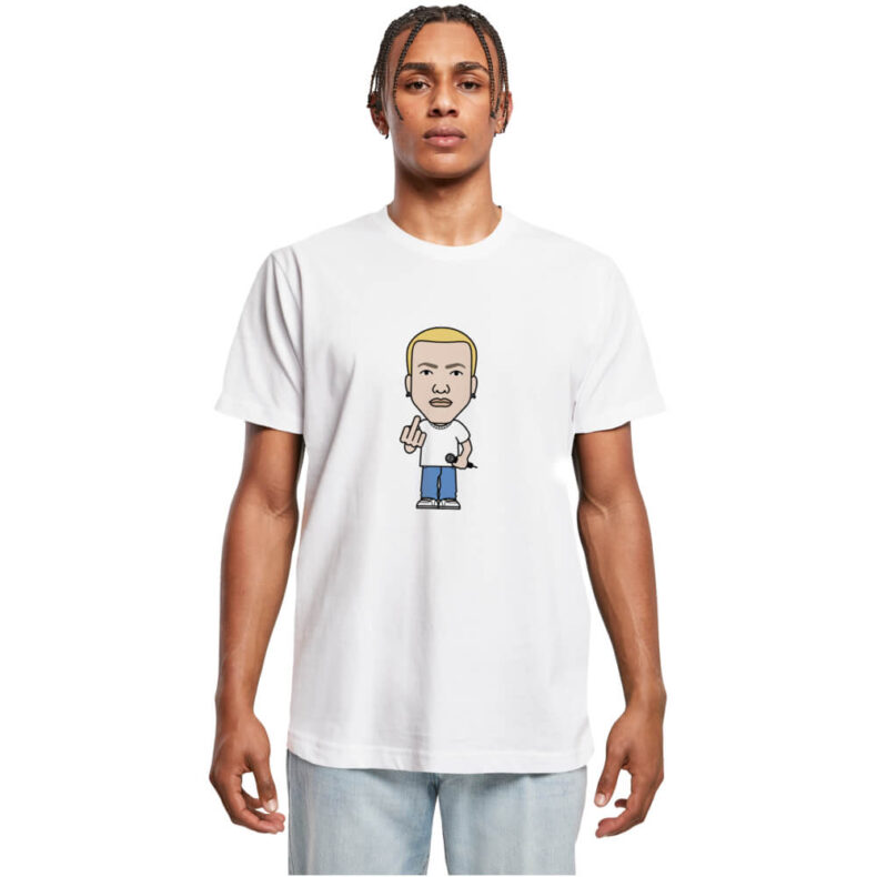 Tricou Eminem Detroit Sketch Mister Tee White 2