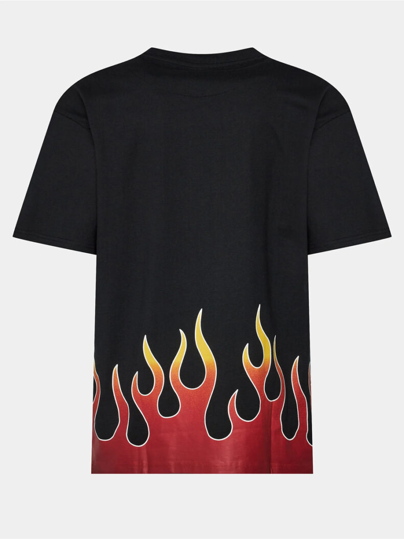 Tricou Karl Kani Small Signature Flame Black 1