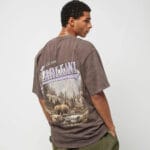 Tricou Karl Kani Small Signature Washed Heavy Jersey Landscape Brown