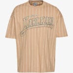 Tricou Karl Kani Trekking Boxy Pinstripe Sand