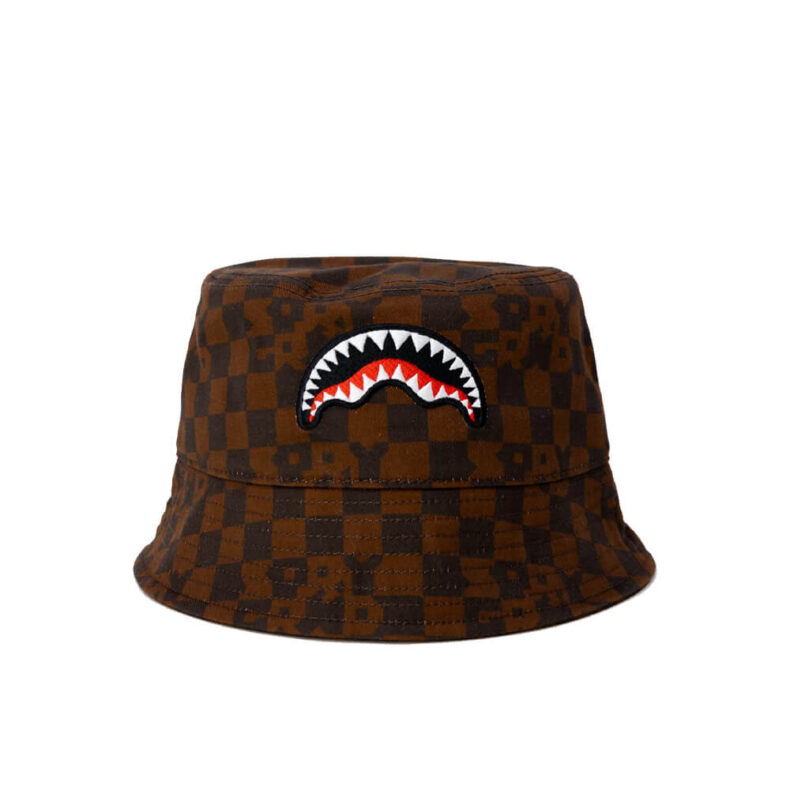 Bucket Hat Sprayground Brown Check