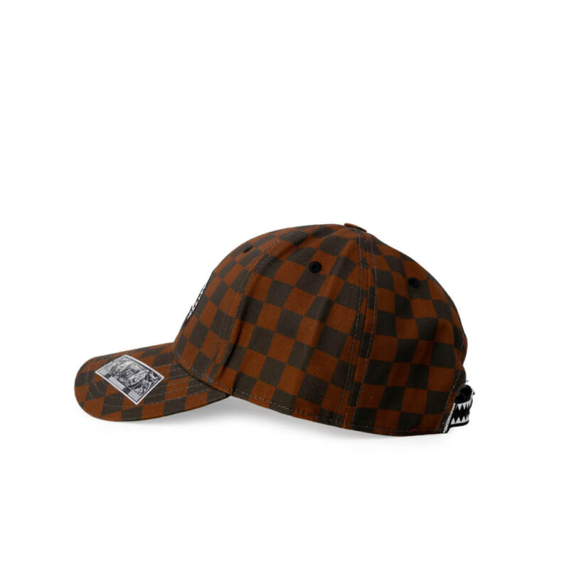 Sapca Sprayground Smooth Check Brown 2