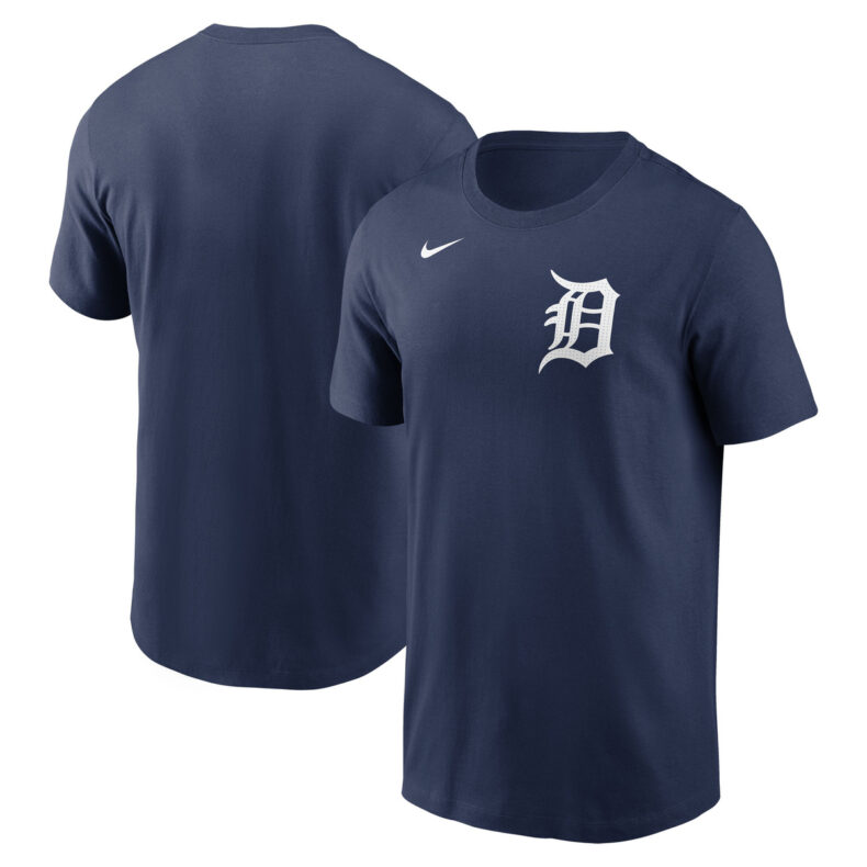 Tricou Nike Men's Fuse Wordmark Detroit Tigers midnight navy 2