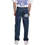 Blugi Southpole Spray Logo Dark Blue Washed