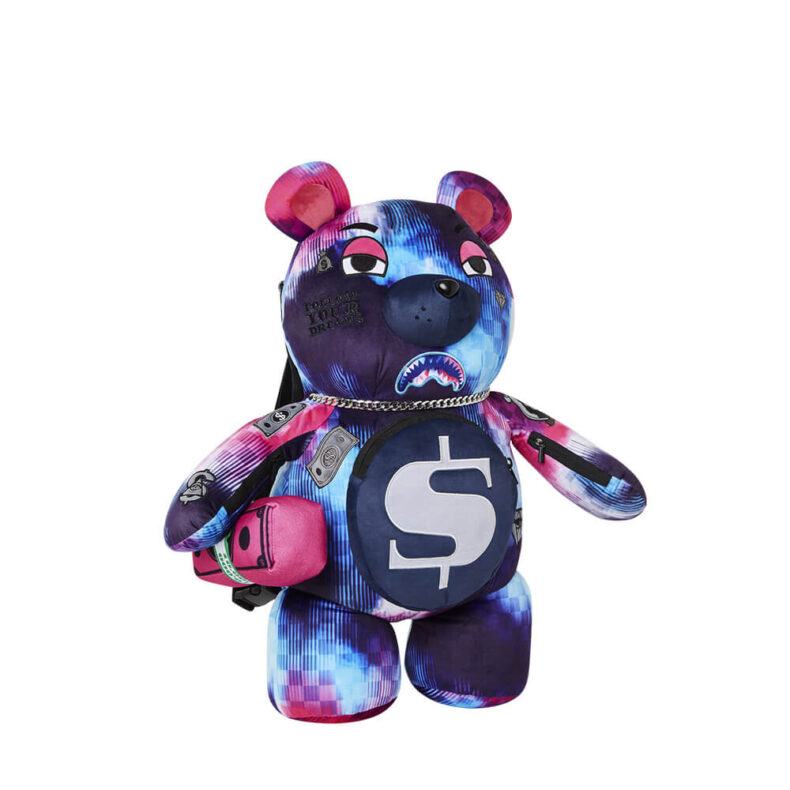 Rucsac Sprayground Tye Check Teddy Bear 1