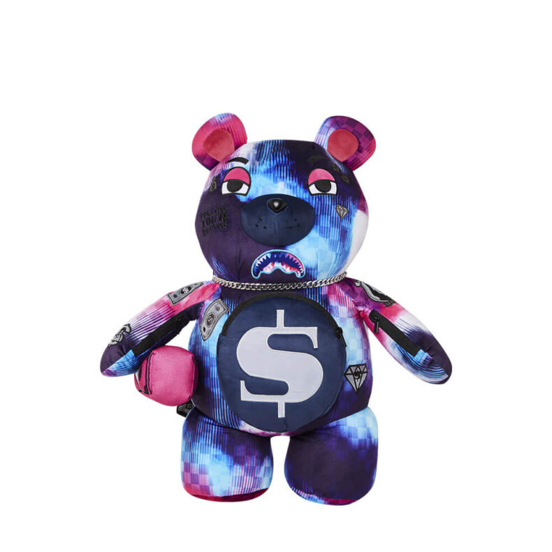 Rucsac Sprayground Tye Check Teddy Bear