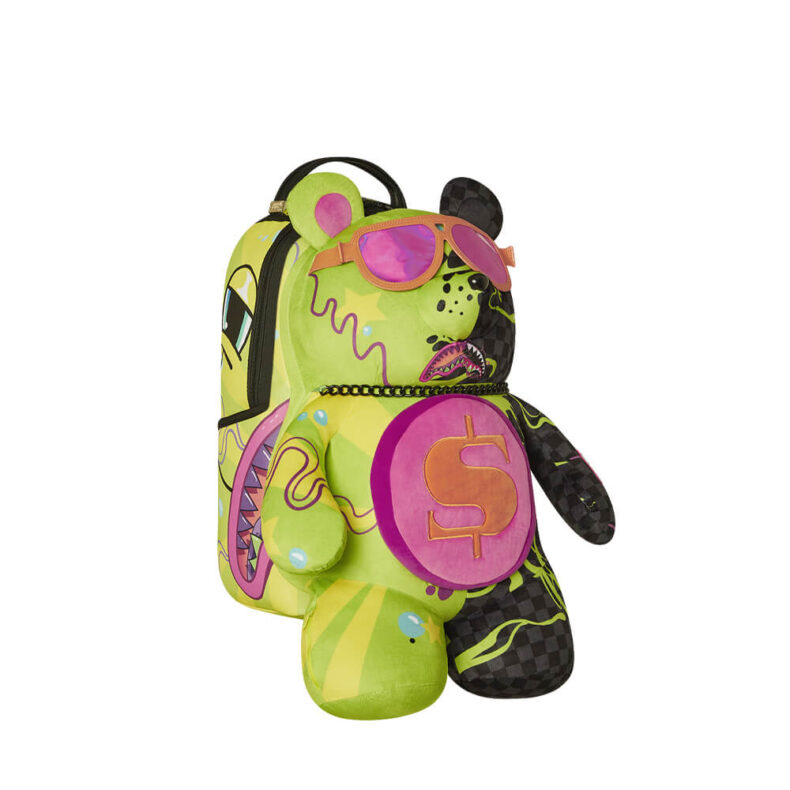 Rucsac Sprayground Slime Dime Teddy Bear On A Bag 1