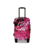 Troller Sprayground Pink Graff City Carryon Hardshell Luggage