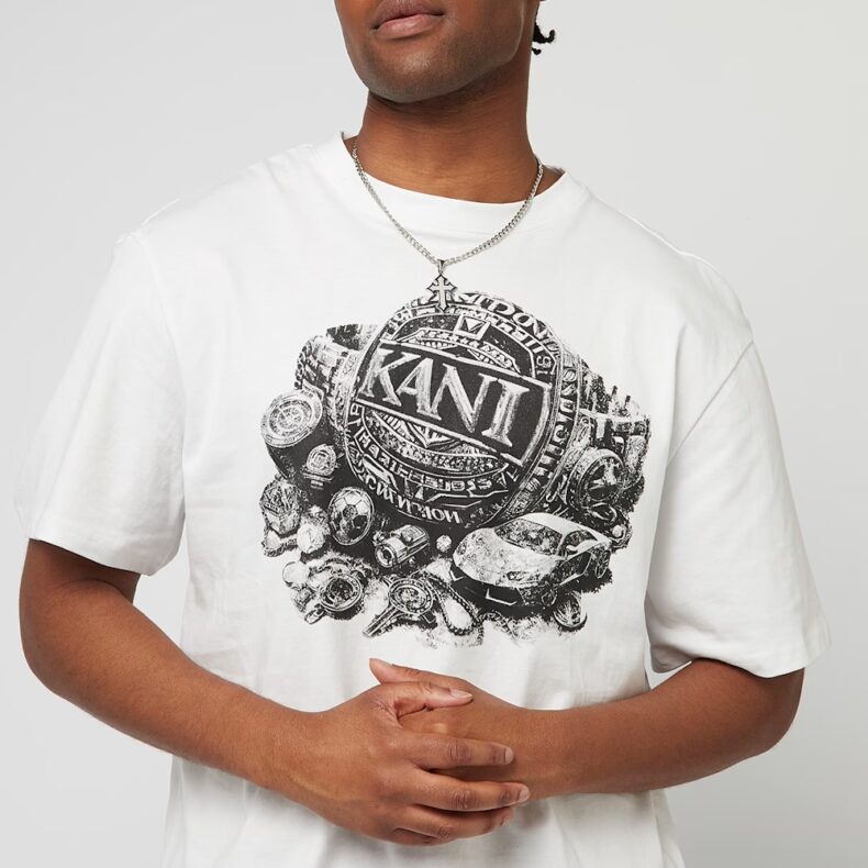 Tricou Karl Kani Icy Watch White 2