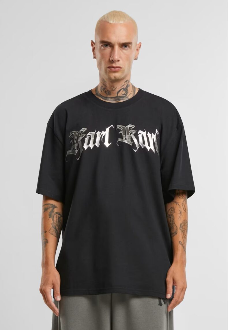 Tricou Karl Kani Old English Chrome Black