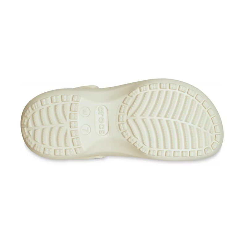 Crocs Women Classic Platform Clog Bone 4