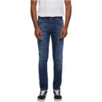 Blugi Urban Classics Slim Tapered Dark Blue