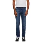 Blugi Urban Classics Slim Tapered Dark Blue