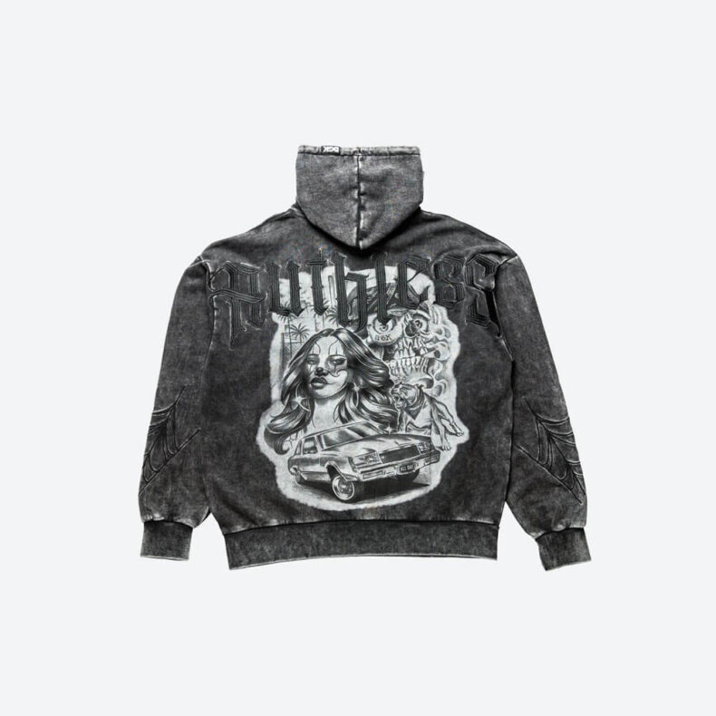 Hanorac DGK Con Safos Washed Black 2