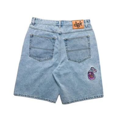 Blugi scurti DGK Nozzle Denim Washed Indigo