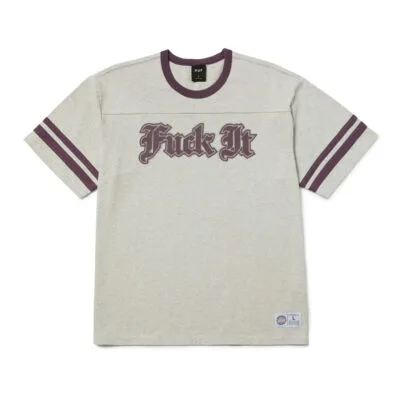 Tricou HUF Ives Football Heather Grey