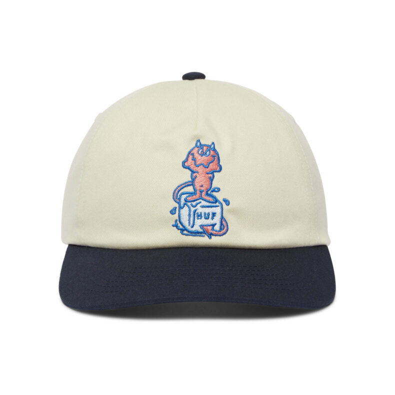Sapca HUF Melt 5 Panel Snapback Natural 1