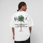 Tricou Karl Kani Palm Print White