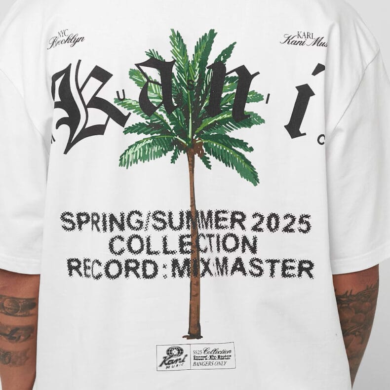 Tricou Karl Kani Palm Print White 2