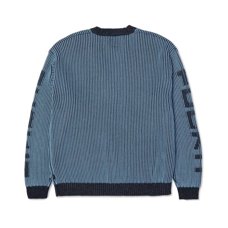 Cardigan HUF Repeater Washed Blue 2