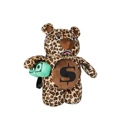 Rucsac Sprayground Leopard Money Teddy Bear 1