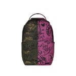 Rucsac Sprayground Split Pink And Camo DLX