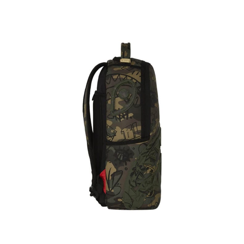 Rucsac Sprayground Split Pink And Camo DLX 2