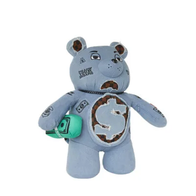Rucsac Sprayground Denim Shark Moneybear Teddy Bear 1