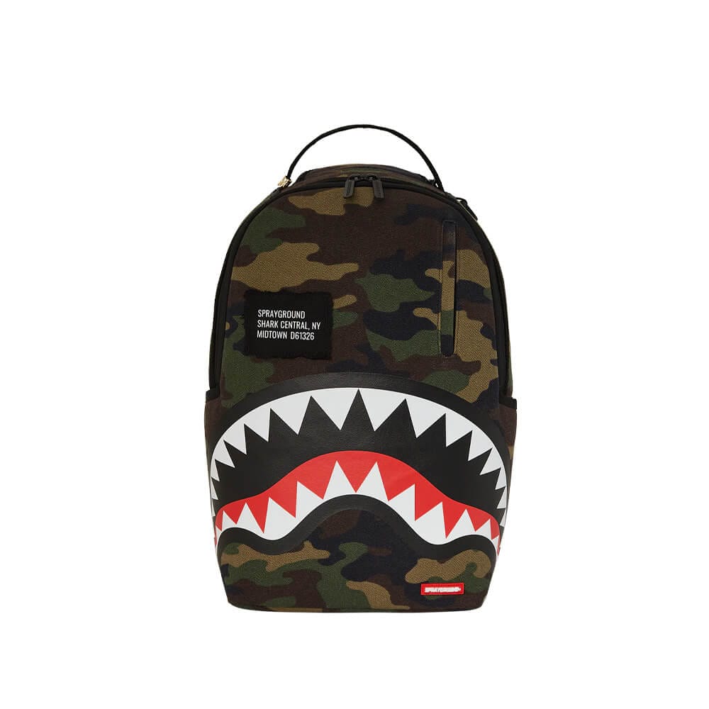 Rucsac Sprayground Shark Central Camo DLXS Rucsac Sprayground Shark Central Camo DLXS