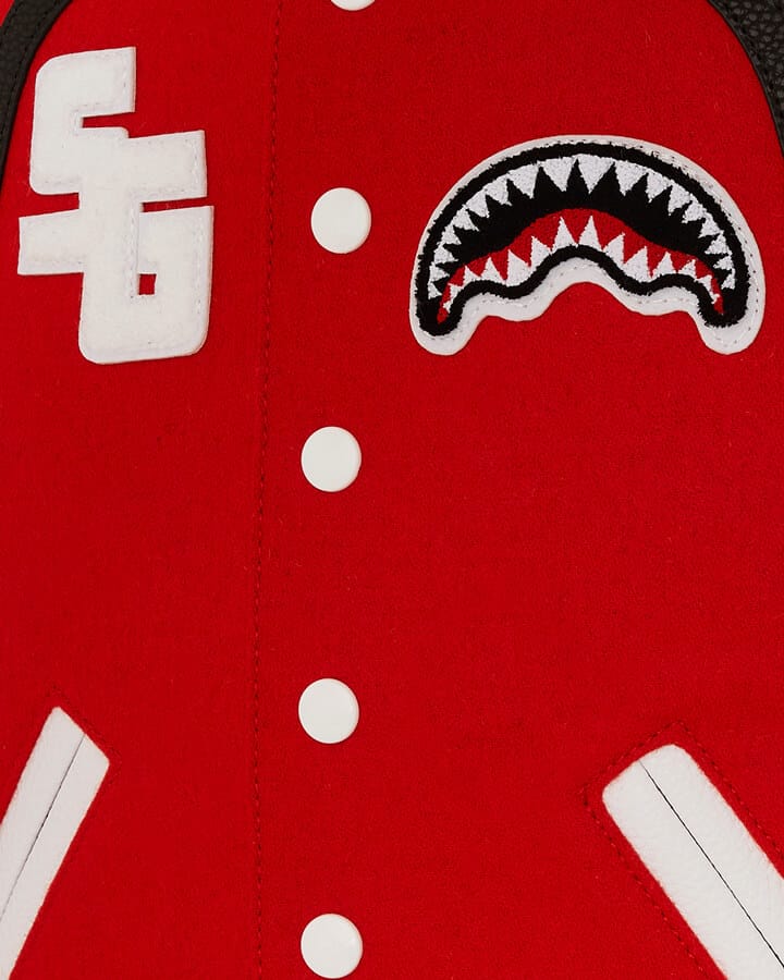 Rucsac Sprayground Varsity Shark DLX 7 Rucsac Sprayground Varsity Shark DLX 7