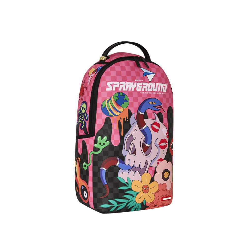 Rucsac Sprayground WTF Skull Drip DLXSV 1 Rucsac Sprayground WTF Skull Drip DLXSV 1