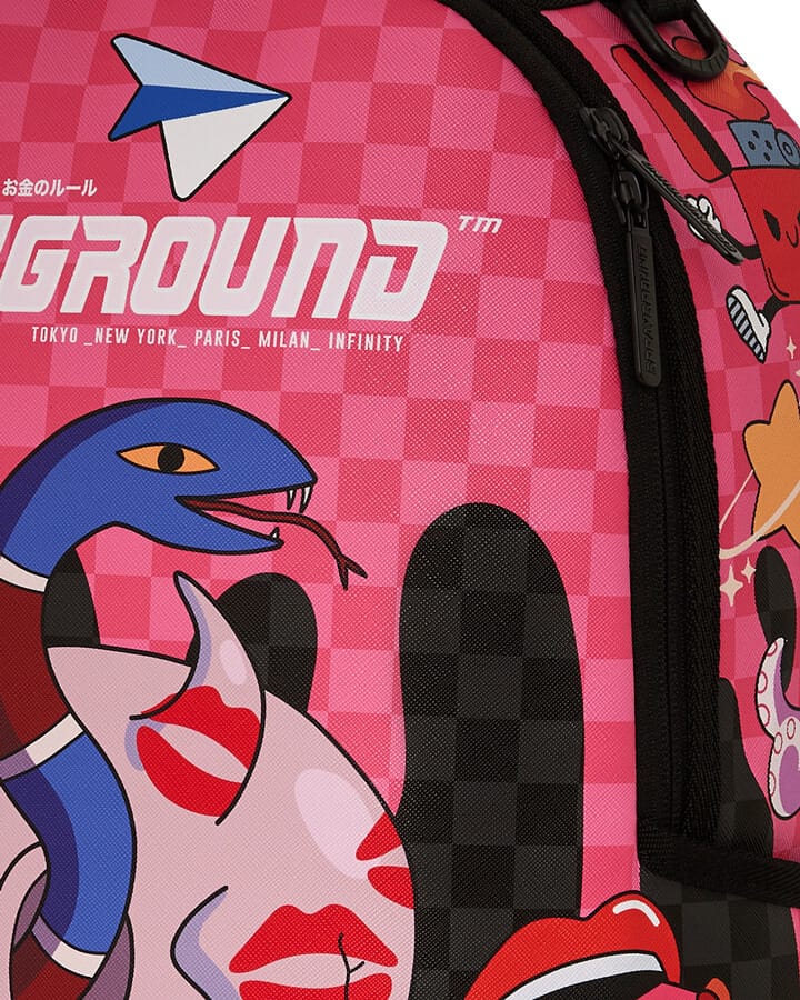 Rucsac Sprayground WTF Skull Drip DLXSV 4 Rucsac Sprayground WTF Skull Drip DLXSV 4